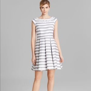 NWT Kate Spade Mariella gray & white dress sz 0